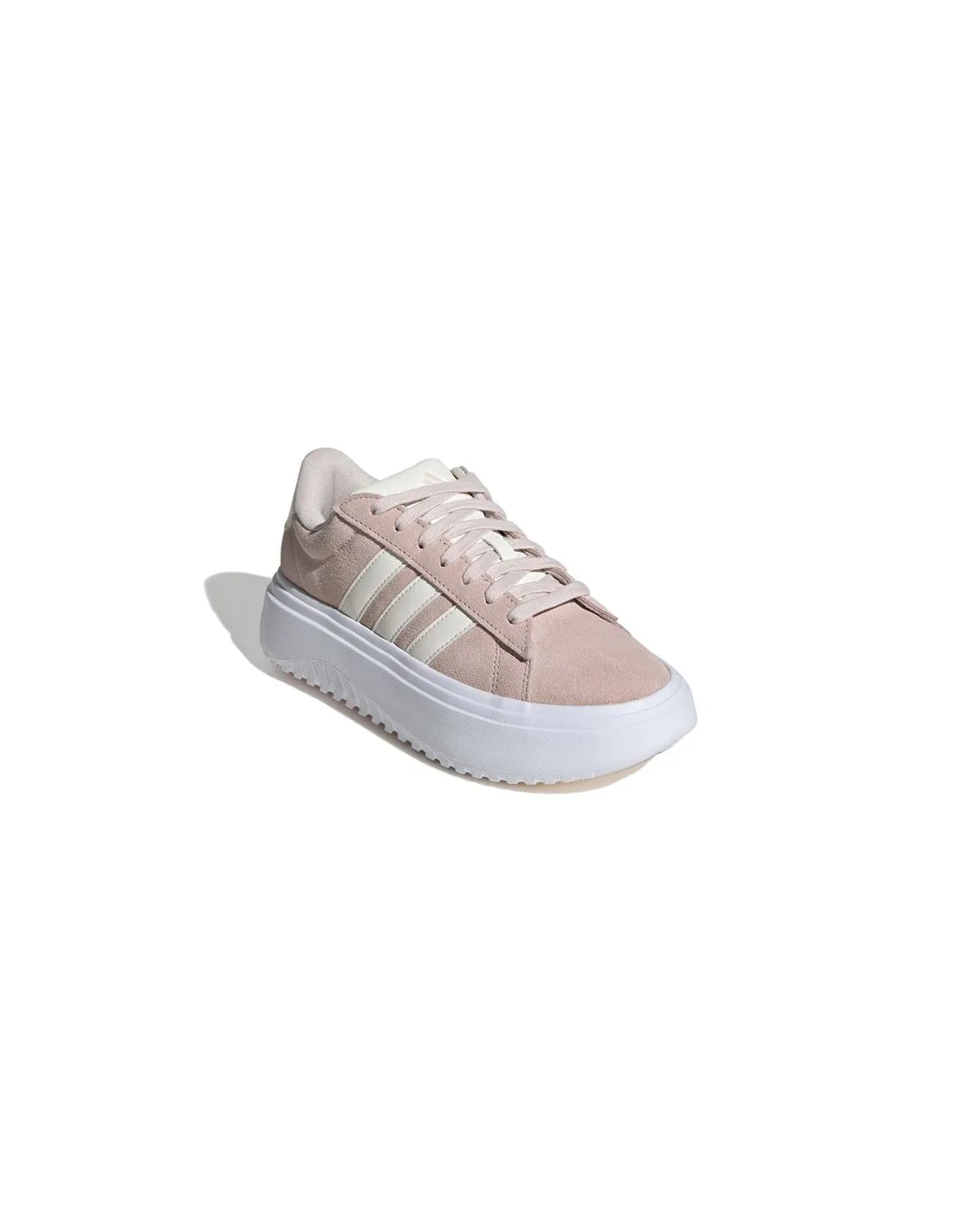 Zapatillas adidas Grand Court Platform Suede Mujer Rosa