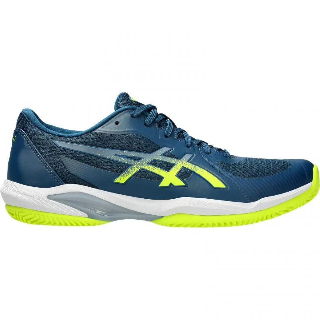 Zapatillas Asics Solution Swift FF 2 Clay Azul Mako Amarillo | Asics