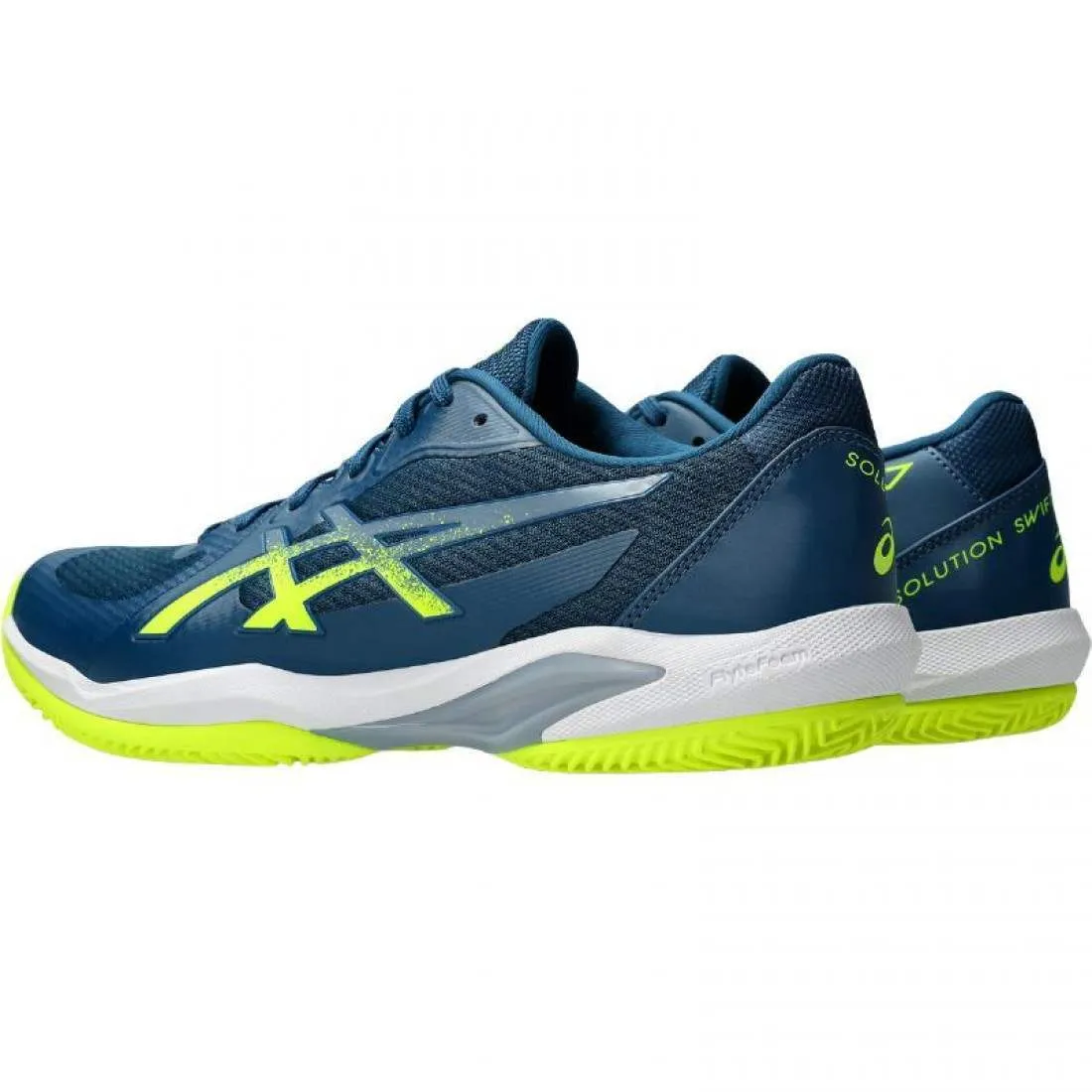 Zapatillas Asics Solution Swift FF 2 Clay Azul Mako Amarillo | Asics