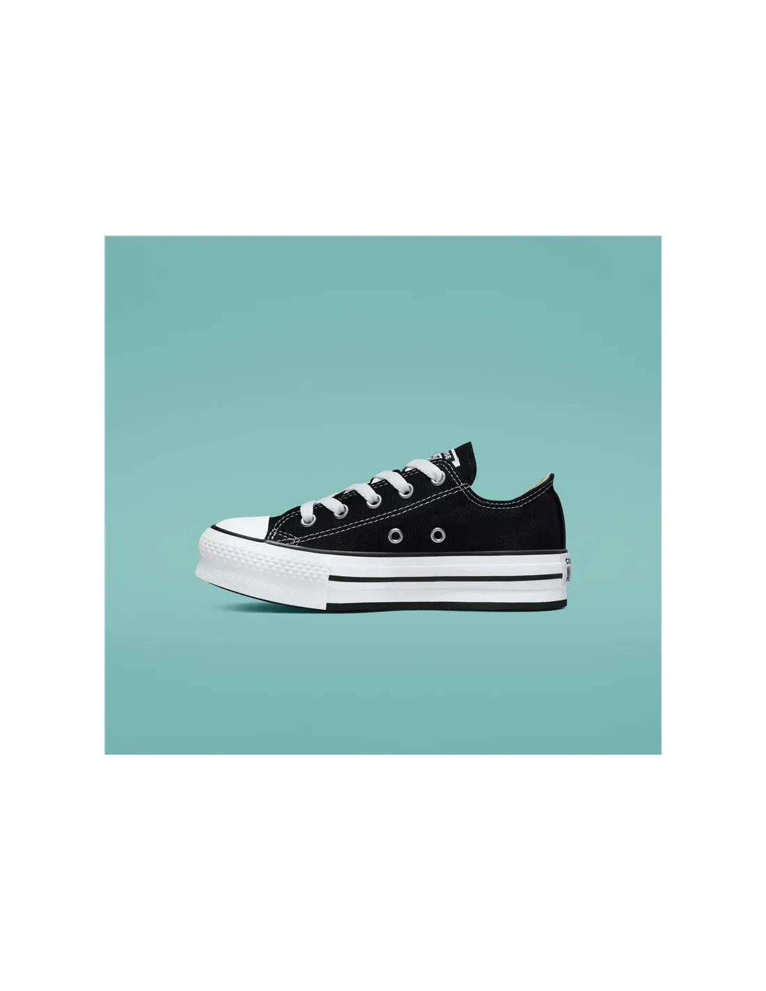 Zapatillas bajas Converse Chuck Taylor All Star Lift Platform Infantil Bk