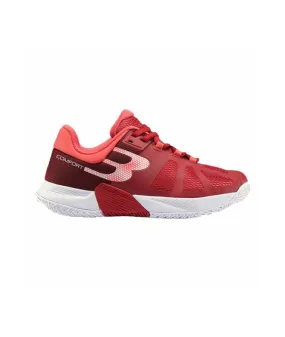 Zapatillas Bullpadel Performance Comfort 24V Cereza Mujer