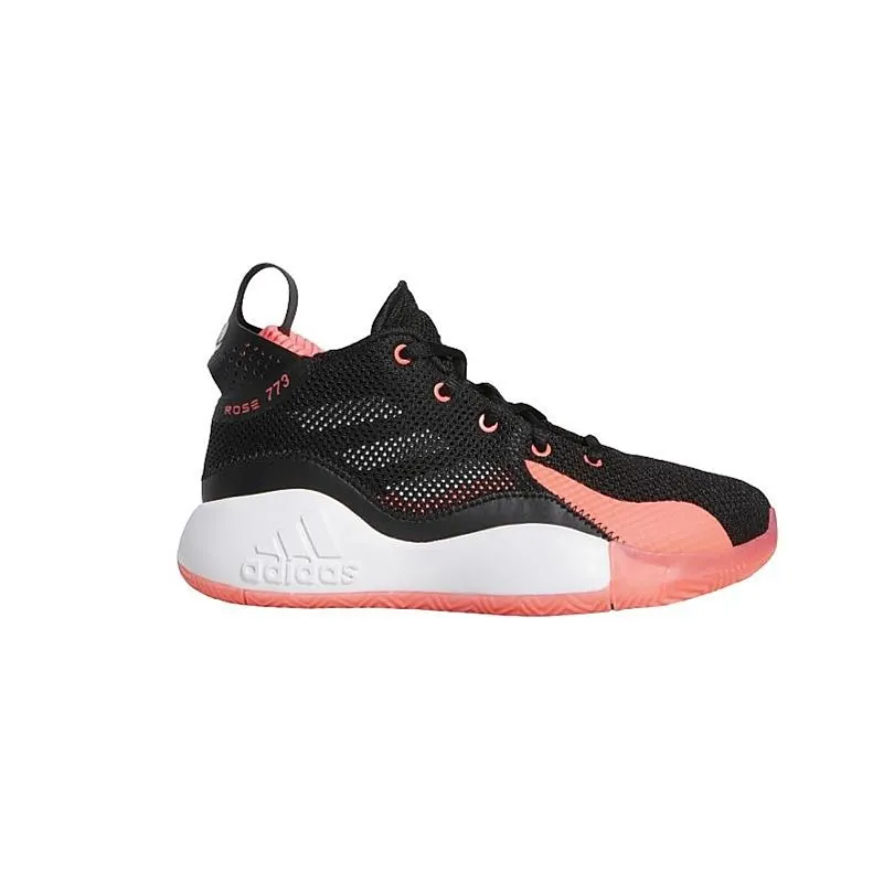 Zapatillas D Rose 773 2020 Jr Negro/Rosa