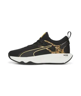 Zapatillas De Fitness Puma Pwr Xx Nitro Safari Glam Negro Mujer