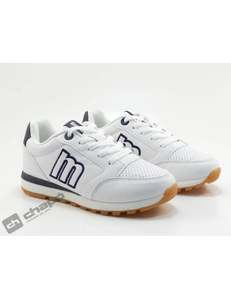 Zapatillas Deportiva Blanco Mustang 48681