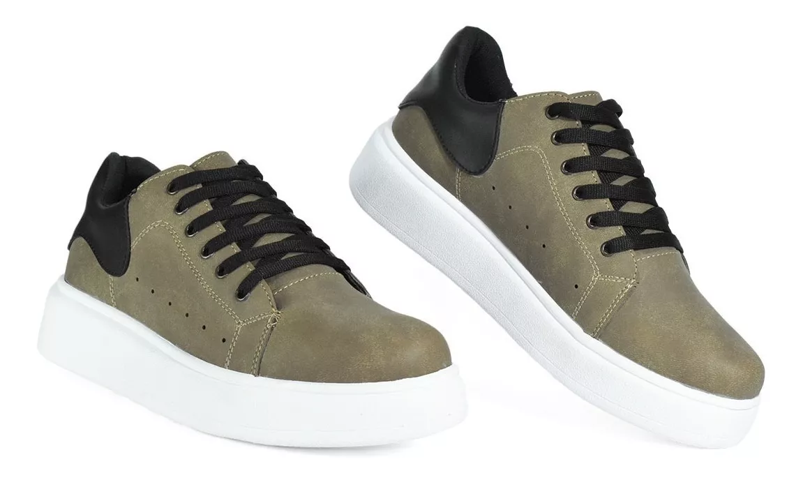 Zapatillas Hombre Urbana Plataforma Comoda Serafinne 642