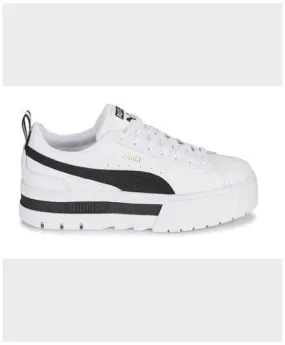 Zapatillas Plataforma PUMA Mayze Blanco Negro