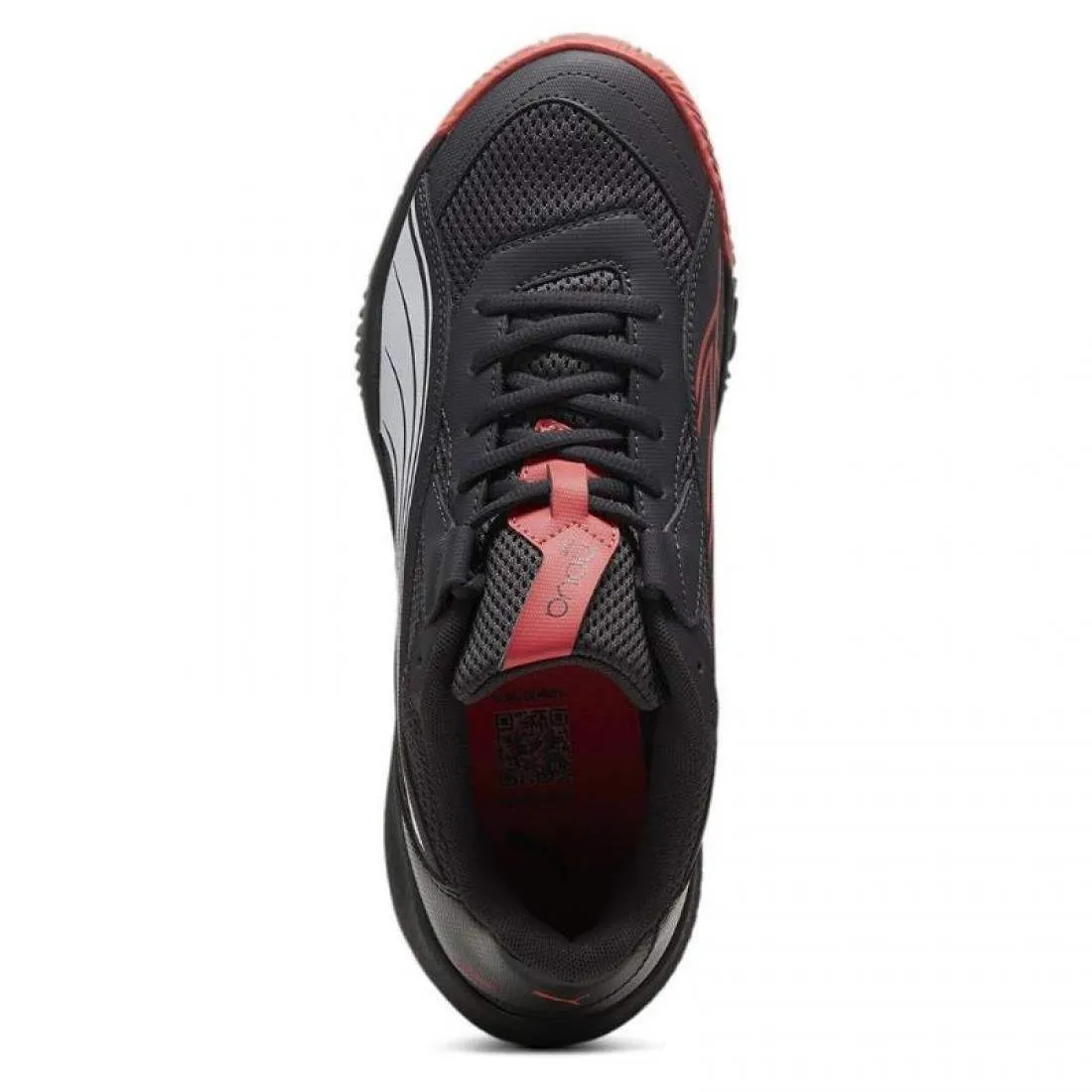 Zapatillas Puma Nova Court Gris Oscuro Negro Rojo | Puma