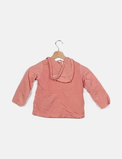 Zara Chaqueta rosa capucha