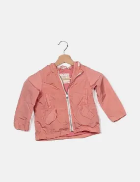 Zara Chaqueta rosa capucha